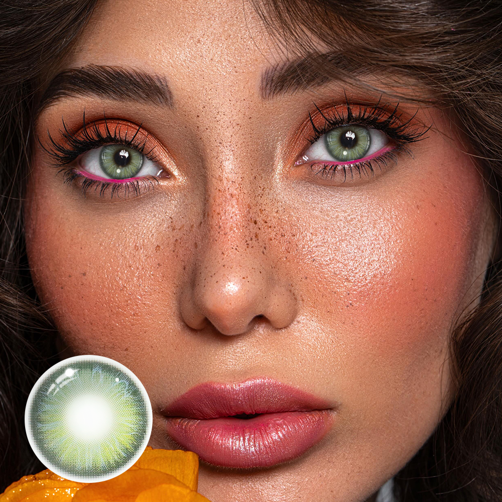 Lentillas de Contacto de Color Verde Melania